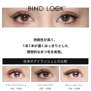 マツエク・マツパ BLUE EYES Ebisutaniのマツエク・マツパデザイン