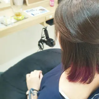 ミディアム カラー 透明感ハイライト◎ 伊藤夏海のヘアスタイル