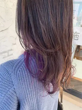 ロング 尾崎 優也のヘアスタイル