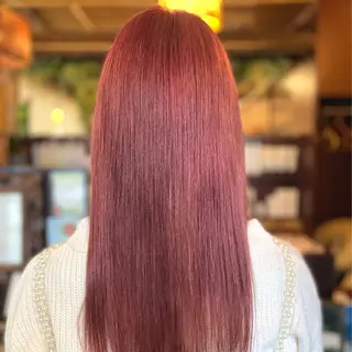 ロング カラー ヘアアレンジ 谷井 実結樹のヘアスタイル