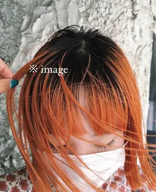 カラー ウルフカット/パーマ mayo🌛🌀のヘアスタイル