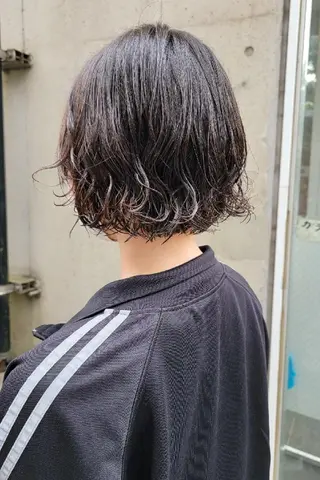 パーマ ショート 片岸 信征のヘアスタイル