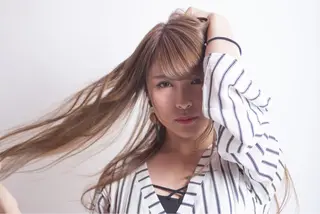 ロング カラー パーマ 山野井 誠のヘアスタイル
