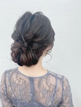 セミロング ヘアアレンジ GRANLUSSO 〜グランルッソ駅前店所属・木口 嘉美のヘアスタイル