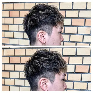 ショート カラー サトウ レンマのヘアスタイル