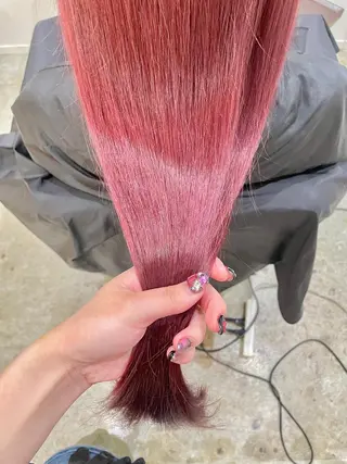 ロング カラー miloc那覇 MIKUのヘアスタイル