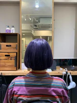 ミディアム カラー ヘアアレンジ メンズ ネイル Sia中野新橋 『JUNYA』のヘアスタイル