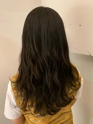 ロング 切りっぱなしボブ ソノキユウカのヘアスタイル