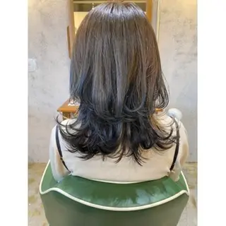 セミロング スタイリスト まことのヘアスタイル