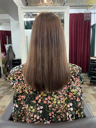 セミロング カラー anphi hair所属・山本 総司のヘアスタイル
