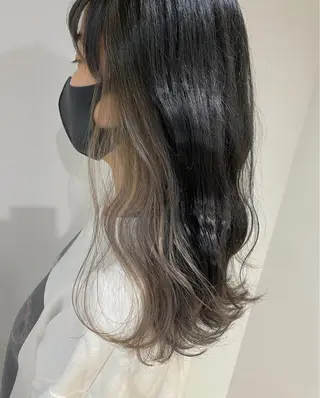 ロング カラー scene.池袋所属・scene. haraのヘアスタイル