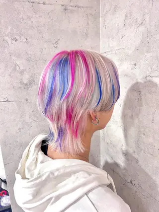 ショート カラー ハイトーン🇰🇷 19歳美容師アリルのヘアスタイル