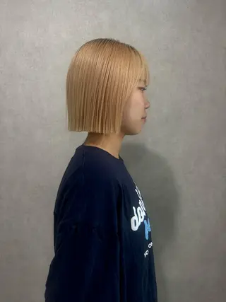 ショート カラー ボブ美容師 /馬場 翼のヘアスタイル