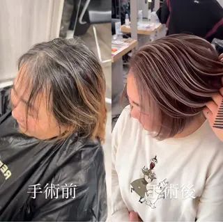 ショート REDEAL所属・REDEAL/あんな 白髪ぼかし/大宮のヘアスタイル