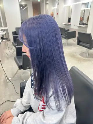 ロング maya レイヤーカットのヘアスタイル