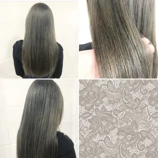 ロング カラー "PEPPU "所属・派手髪、ハイトーン ショートヘアShinのヘアスタイル