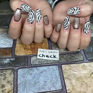 ネイル ーCHECKー ちあきのネイルデザイン