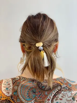 カラー ヘアアレンジ 髪質改善✨縮毛矯正 美髪担当・大西真奈のヘアスタイル