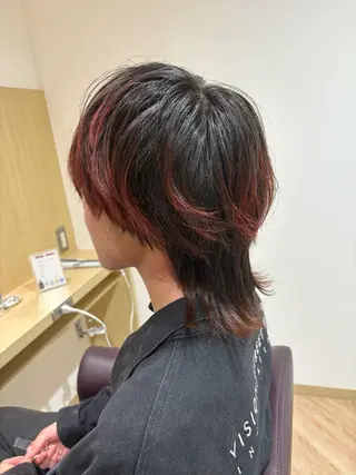 カラー メンズ ゆい/パーマ/レイヤ ー/似合わせカラーのヘアスタイル