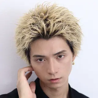 ショート カラー パーマ メンズ メンズ特化 😎キョウヘイ😎のヘアスタイル