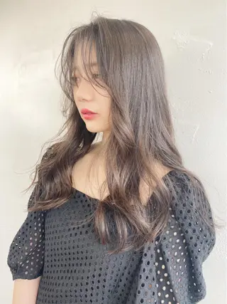 ロング カラー 🥣 hashi 🛋️のヘアスタイル
