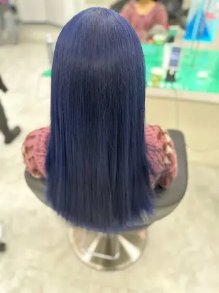 ロング カラー 韓国トレンド寒色💍 ayana💍のヘアスタイル