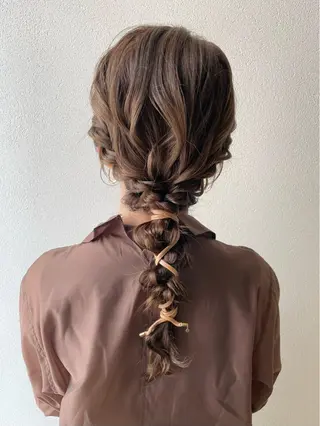 ロング ヘアアレンジ 沢田 瞳のヘアスタイル