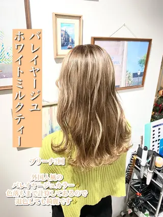 ロング カラー 艶髪カラー 渡辺岳也のヘアスタイル