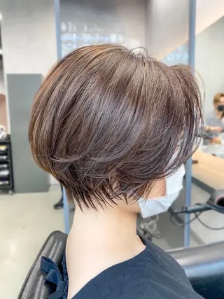 ショート カラー パーマ ヘアアレンジ メンズ キッズ ネイル マツエク・マツパ アイブロウ modek's tokyo所属・顔周りレイヤー ☺︎shunのヘアスタイル