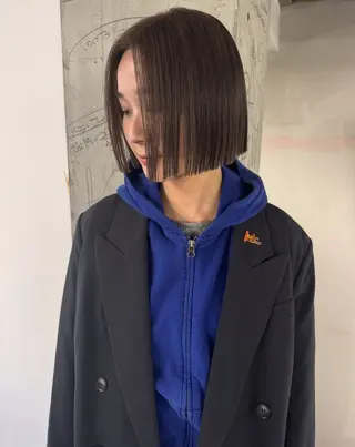 ミディアム カラー パーマ ヘアアレンジ メンズ 心斎橋美容室 Junのヘアスタイル