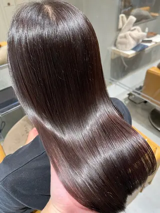 セミロング カラー 艶髪ブリーチ/レイヤ ー/竹本幸希のヘアスタイル