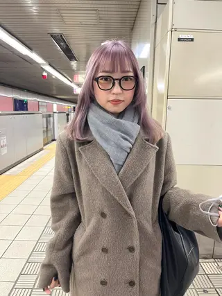 セミロング iru所属・mi kiのヘアスタイル