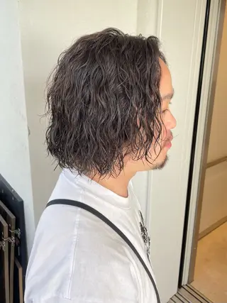 パーマ メンズ メンズモテパーマ💙 fuwaのヘアスタイル