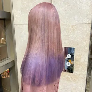 ロング カラー Blanche by artina川崎店所属・ゆう🫧 透明感/ハイトーンのヘアスタイル