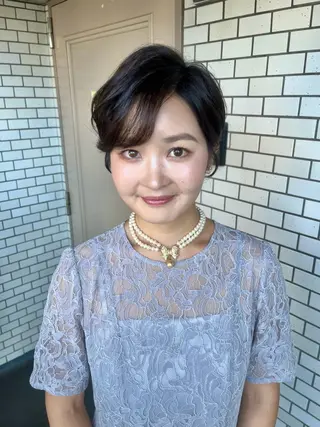 ヘアアレンジ 参列 ✽ 推し活ヘア 💕ゆり🐈🐾のヘアスタイル