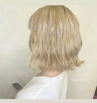 ショート ヘアアレンジ sweep☁️ ルカ┊透明感カラーのヘアスタイル