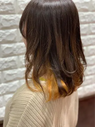 セミロング カラー Ebise Kazunoriのヘアスタイル