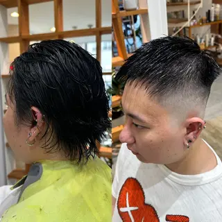 ショート メンズ peakshair所属・艶々になる髪質改善 𝒀𝑼𝑻𝑶のヘアスタイル