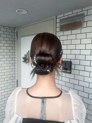ヘアアレンジ 垢抜けヘアメイク🫧 JURI🪽のヘアスタイル
