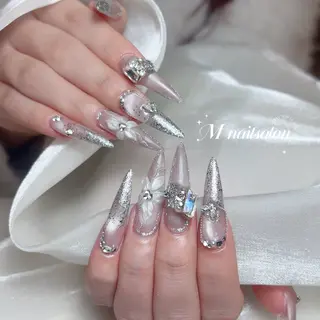 ネイル M🌷nail 長さだし専門店のネイルデザイン