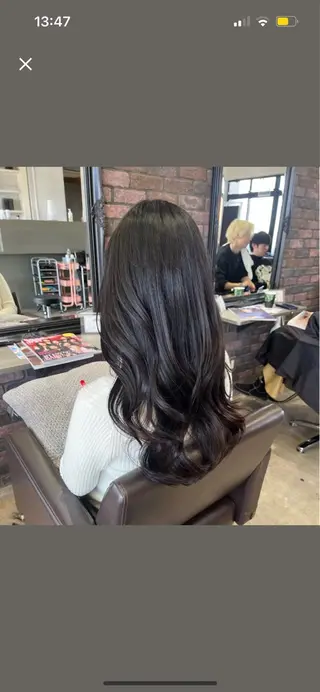 ロング 髪質改善×韓国ヘア 🫧天神美容室のヘアスタイル