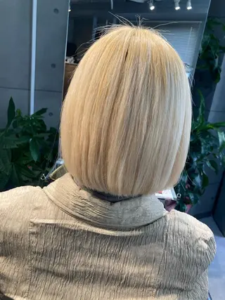 ミディアム 髪質改善☺︎縮毛矯正 ふじい まりんのヘアスタイル