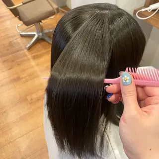 ミディアム 髪質改善/透明感艶 カラー/💎まな💎のヘアスタイル