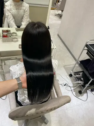 ロング 髪質改善×縮毛矯正 Core 片山健太のヘアスタイル