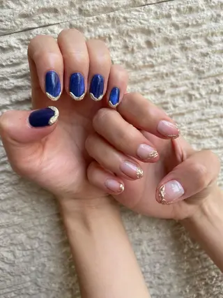 ロング カラー ヘアアレンジ キッズ ネイル マツエク・マツパ アイブロウ 福田 加奈のネイルデザイン