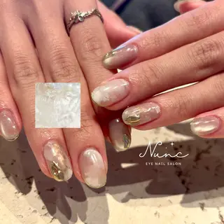 ネイル nunc青山店所属・𝒦𝐸𝐼𝒩𝒜 外苑前表参道のネイルデザイン
