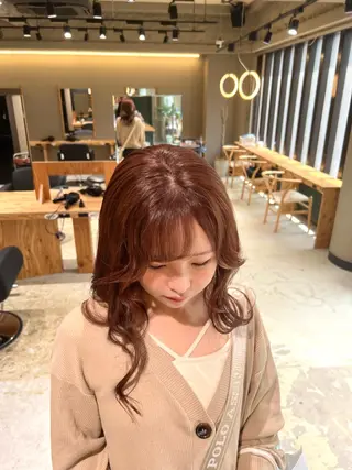 セミロング カラー 💖梅田レイヤー💖 副店長Tsubasaのヘアスタイル