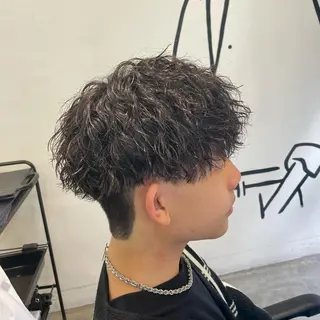 ショート パーマ メンズ メンズ特化美容師/ 藤戸 椋のヘアスタイル