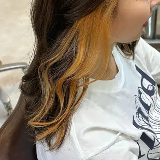 ロング カラー ♡Yusa 【モデル様募集停止】のヘアスタイル