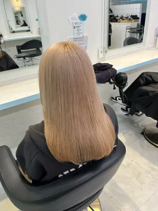 ミディアム カラー ブリーチカラー 🩵MIZUKIのヘアスタイル